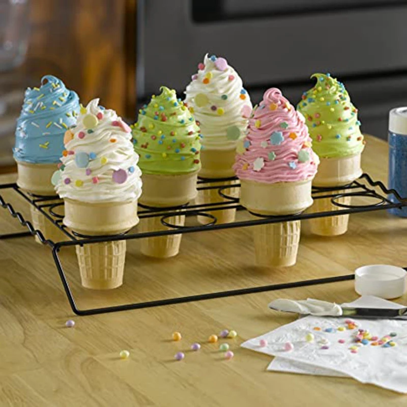 Сетка для выпечки в духовке лоток мороженого и торта конусная поднос железная