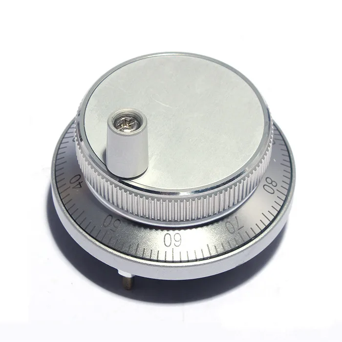 Ручной генератор импульсов 100 5 В 6 контактов нержавеющая сталь 60 мм|Маховик| |