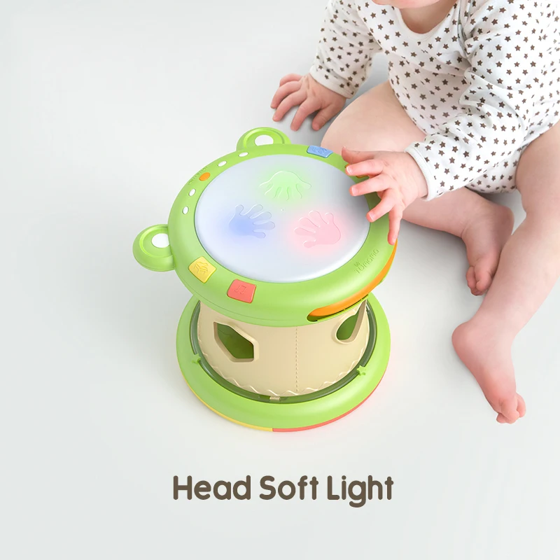 Детские музыкальные барабанные игрушки Мультяшные ручные барабаны детские