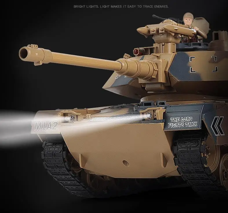 1:18 весы US M1A2 модельные танки 2 4 ГГц дистанционный пульт rc батальон Танк страйкбол