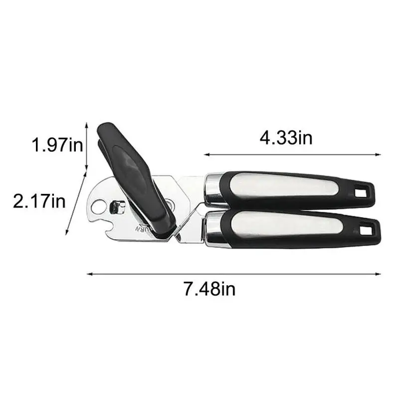 

New Bottle Opener High Quality Stainless Steel Cans Opener Professional Manual Can Opener Side Cut Manual Can Opener