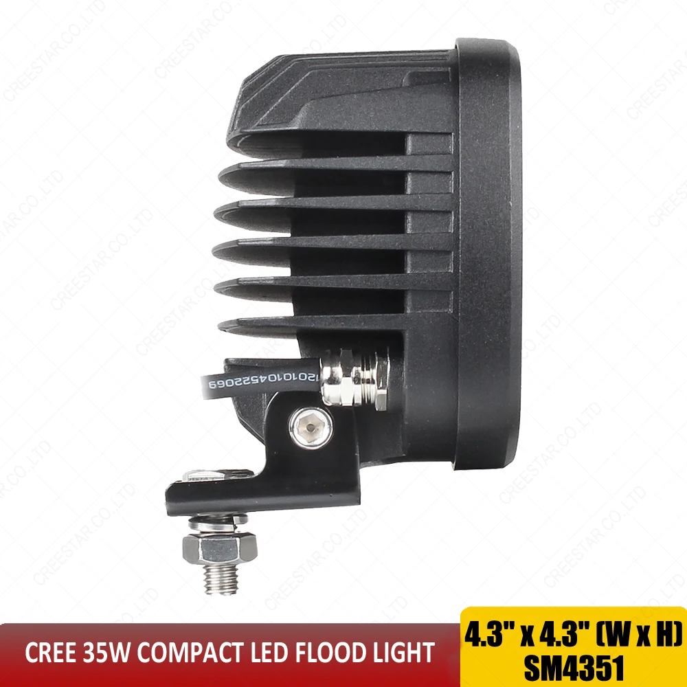 4 25 дюймов 35 Вт светодиодные прожекторы для корпуса гусеничный бульдозер