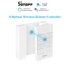 Беспроводной пульт дистанционного управления SONOFF RM433, 8 кнопок, настенный магнитный базовый контроллер для RFR3, 4CH, PROR3, D1 SlampherR2, T1, T2, T3