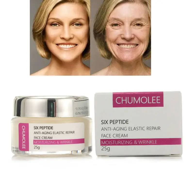 CHUMOLEE шесть пептидов крем для лица против морщин и старения сухой кожи