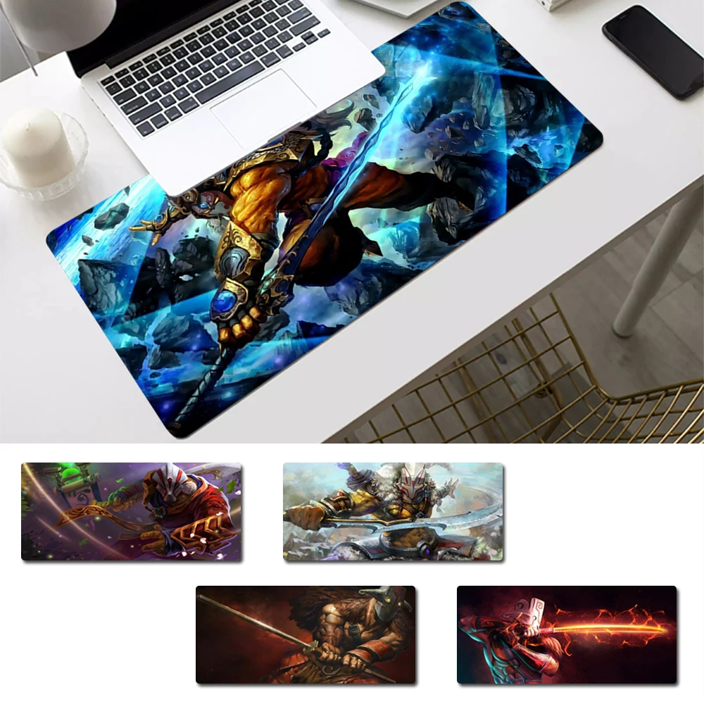 

Wholesale Dota 2 Juggernaut Gaming Mouse Pad PC Laptop Gamer Mousepad Anime Antislip Mat Keyboard Desk Mat For Overwatch/CS GO