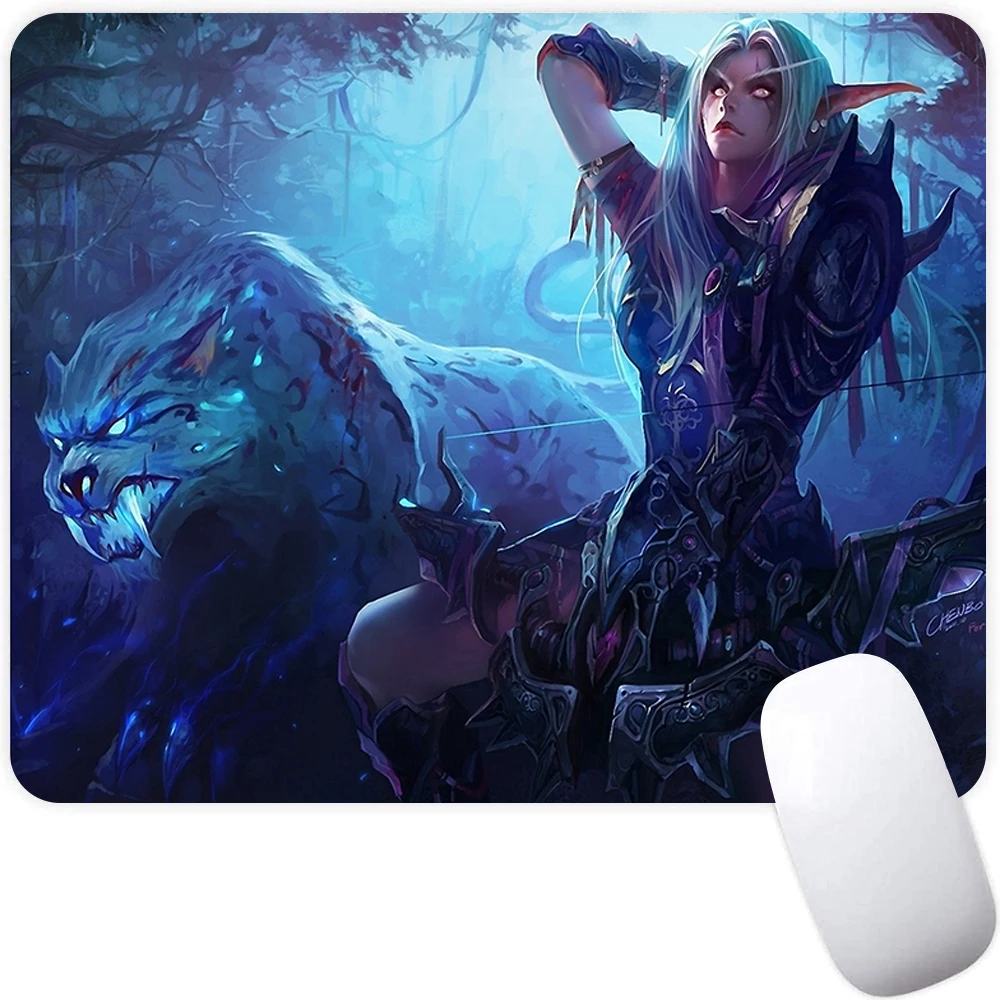

Small Gaming Mouse Pad Computer Mousepad PC Gamer Mouse Mat Laptop Mausepad World of Warcraft Mouse Carpet Keyboard Mat Desk Pad