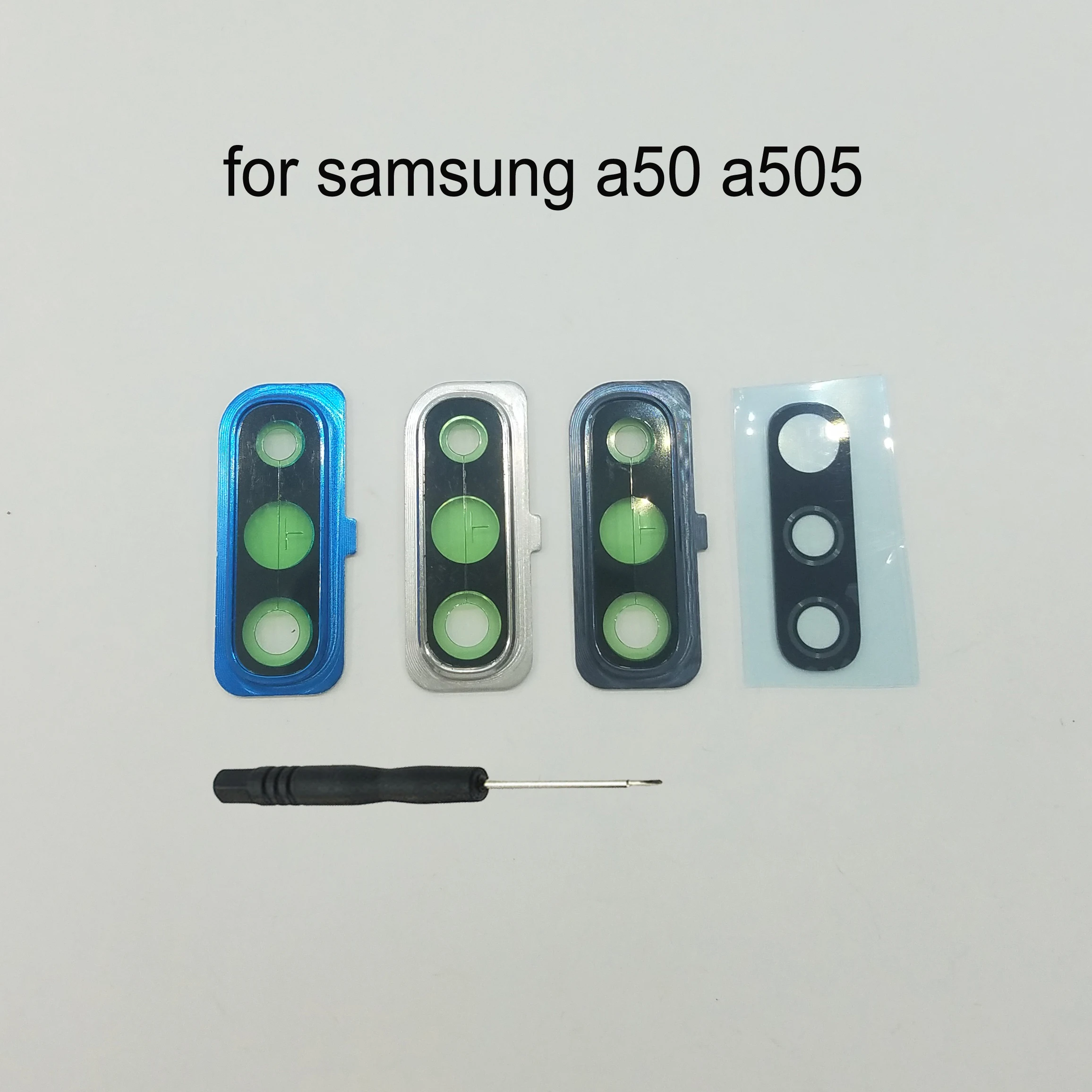 Стеклянный объектив для камеры Samsung Galaxy A50 A505 A505F A505FN A505FM A505GN оригинальный корпус