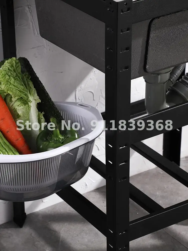 Простая кухонная раковина из нержавеющей стали двойной лоток ручной одинарный с