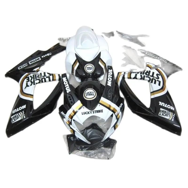 

Injection Customize Paint Fairings for SUZUKI GSXR 600 750 2006 2007, White Black fairing kit GSXR600 GSXR750 k6 k7 PL271