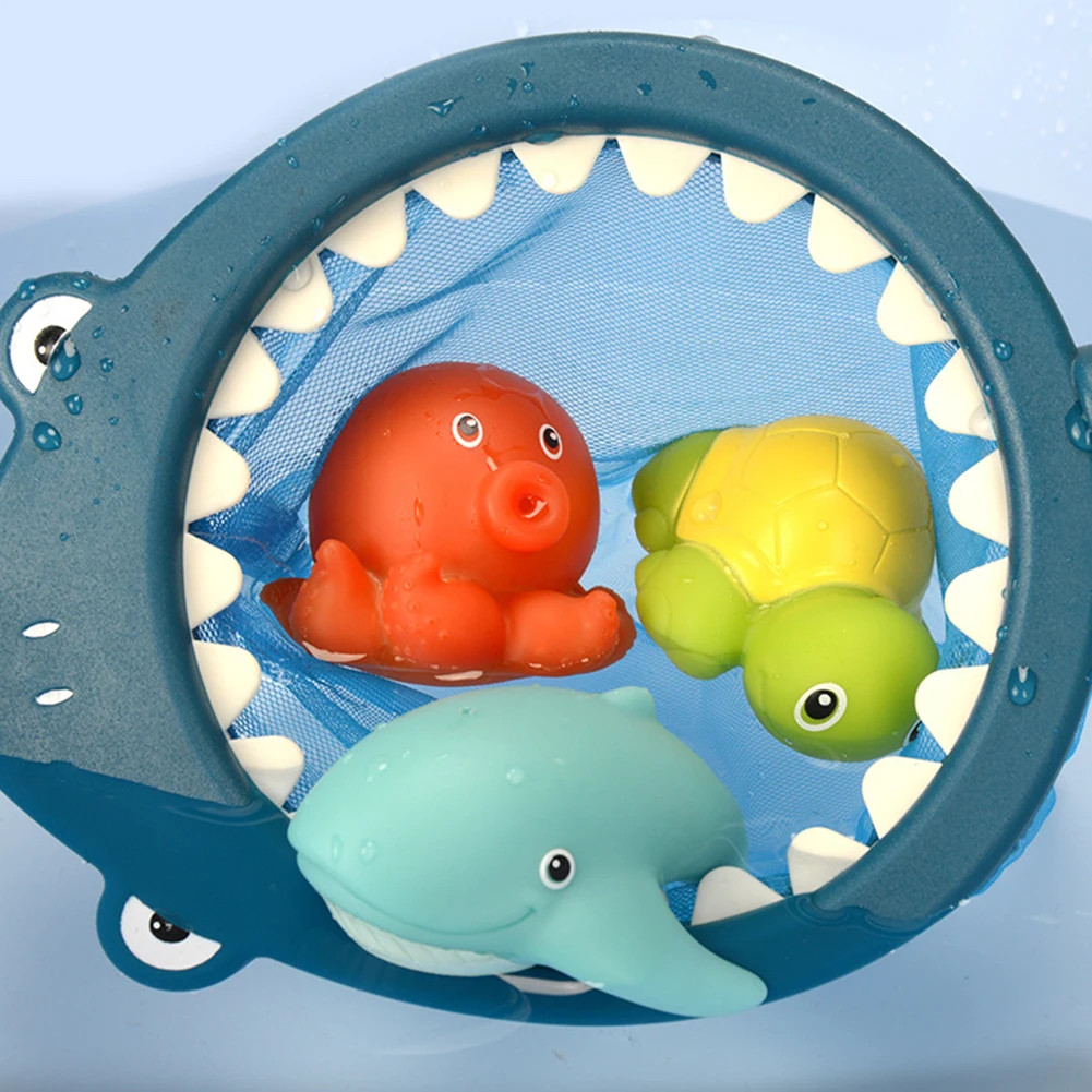 

Cute Animal Shape Swimming Bath Toy Kids Educational Intelligent Squeeze Toys Children Portable Interactive Present