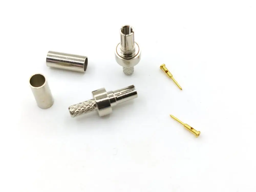 100 шт./300 шт./1000 шт. CRC9 Штекерный обжим для RG174 RG179 RG316 RG188 коаксиальный кабель RF
