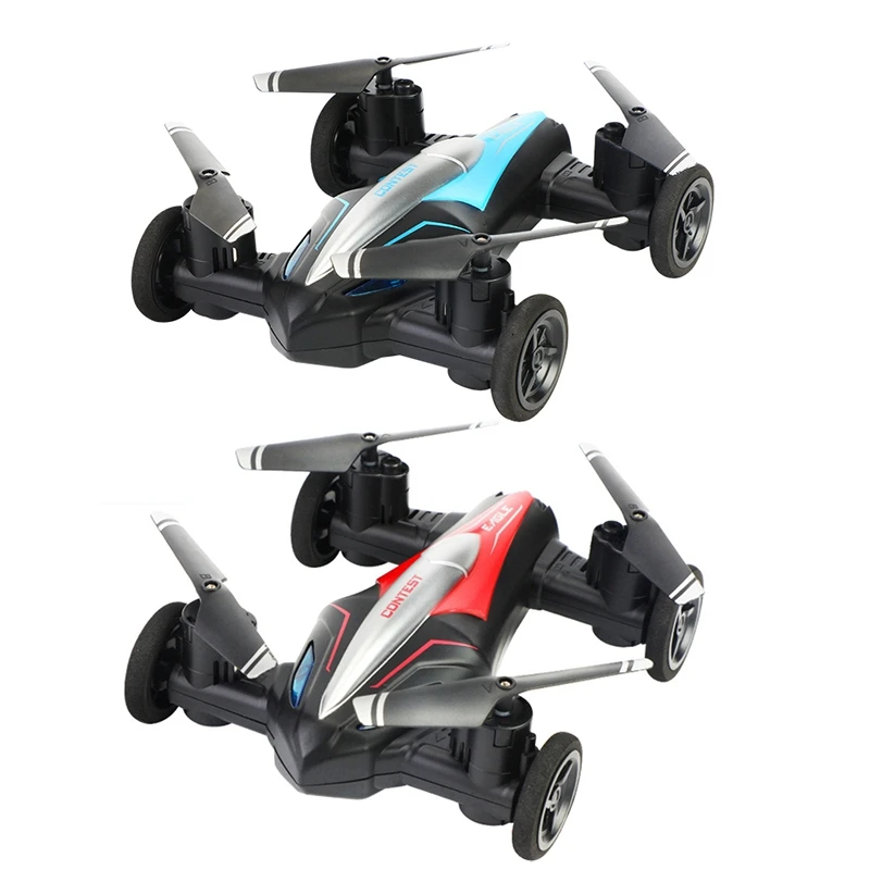 

2.4G Ground-Air Drone Quadcopter Fly Car Air Ground Dual Mode Headless RC Helicopter One-Key Return Remote Control