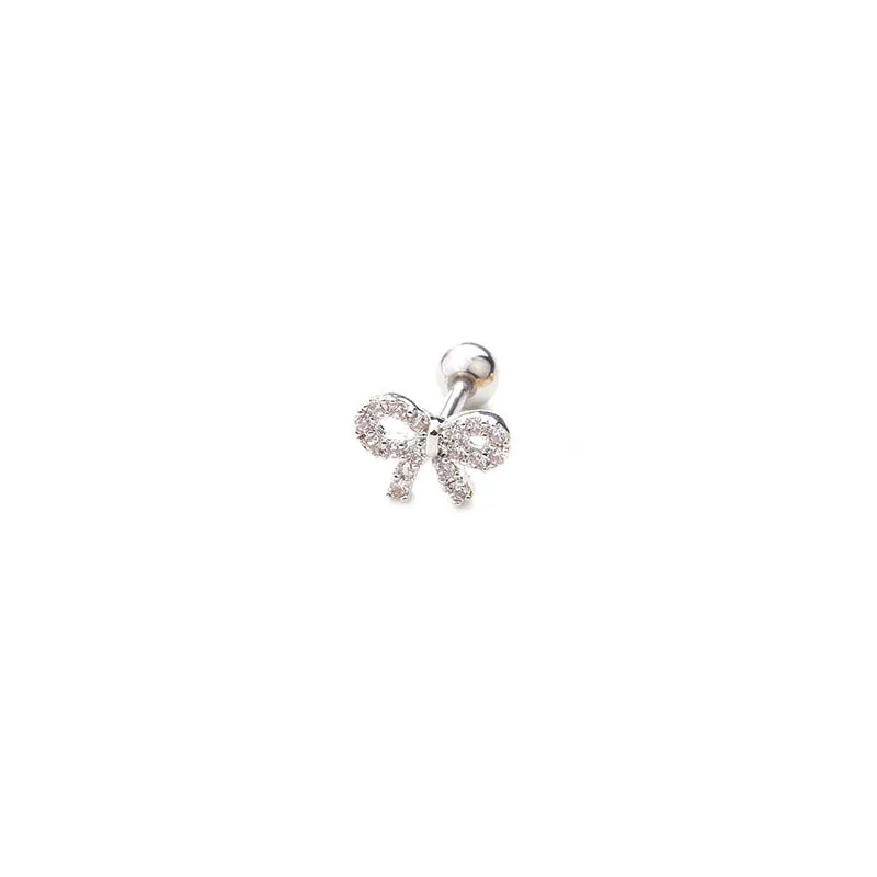 

1Pcs Korean Cz Ear Studs Cartilage Earring For Women Stainless Steel Zirconia Small Stud Earring Ear Piercing Jewelry Gifts