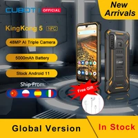 cubot kingkong 5 rugged phone ip68 waterproof smartphone 5000mah 48mp triple camera android 11 nfc 4gb32gb face id unlock