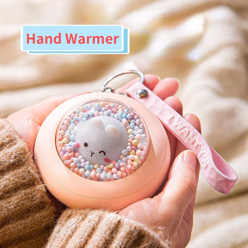 

Hand warmer girls gift light portable small lovely usb rechargeable hand-held eggs self-heating winter hand-held heaters