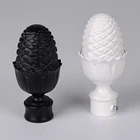 Различные наконечники для карниза для штор, декоративные наконечники для оконной панели, 1 шт.