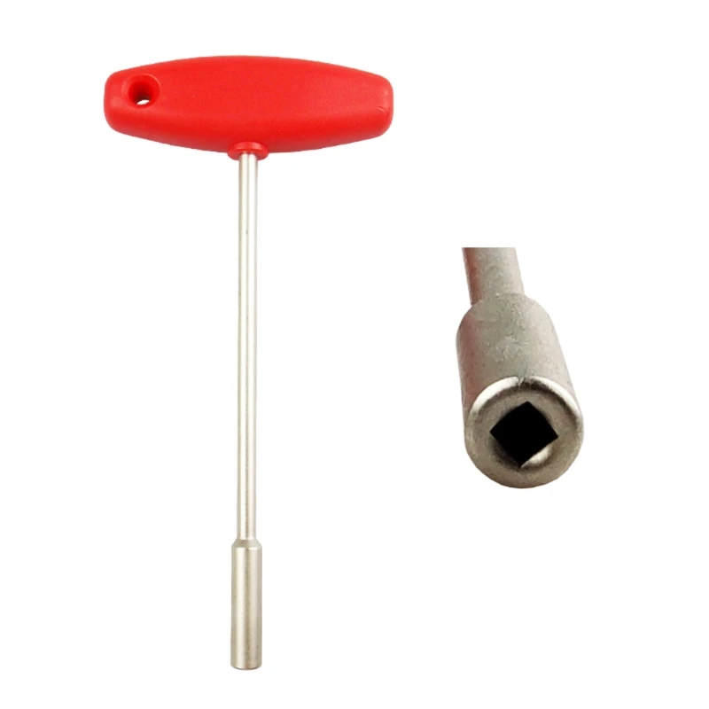 

3.2/4.7/5.5mm Bicycle Concealed Spoke Wrench Steel MTB Road Bike T Shaped Sleeve Built-in Spoke Cap Tool