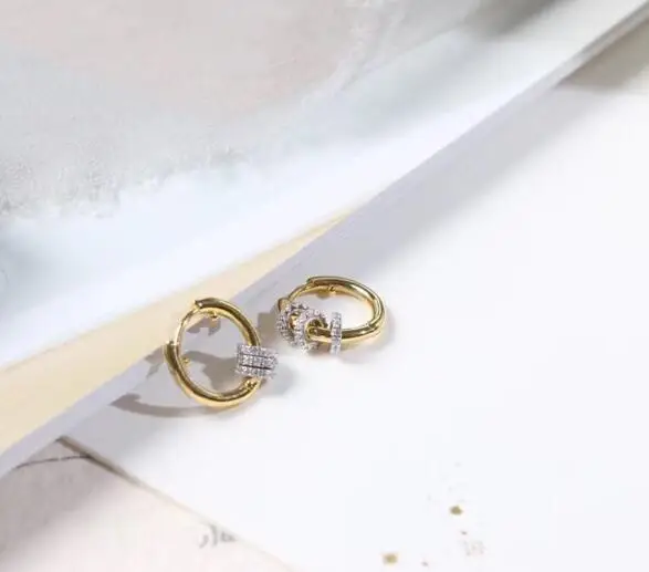 Сексуальные популярные умные круглые серьги маленькие и универсальные женские серьги со стразами аксессуары для ушей