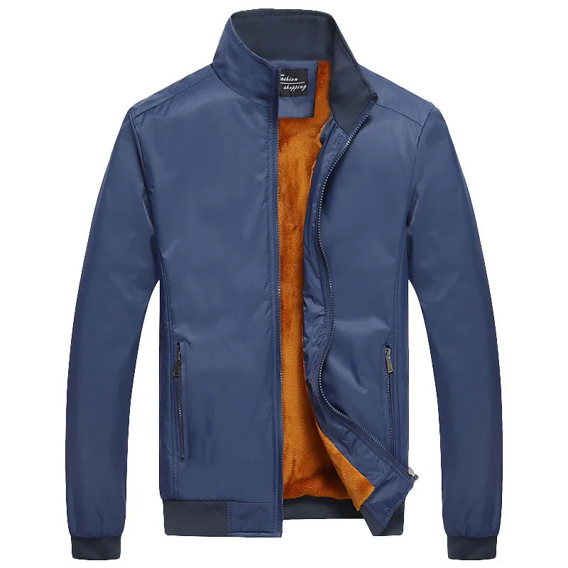 Men's winter jacket new men's thin wool overcoat for men to wear bomber jackets | Мужская одежда