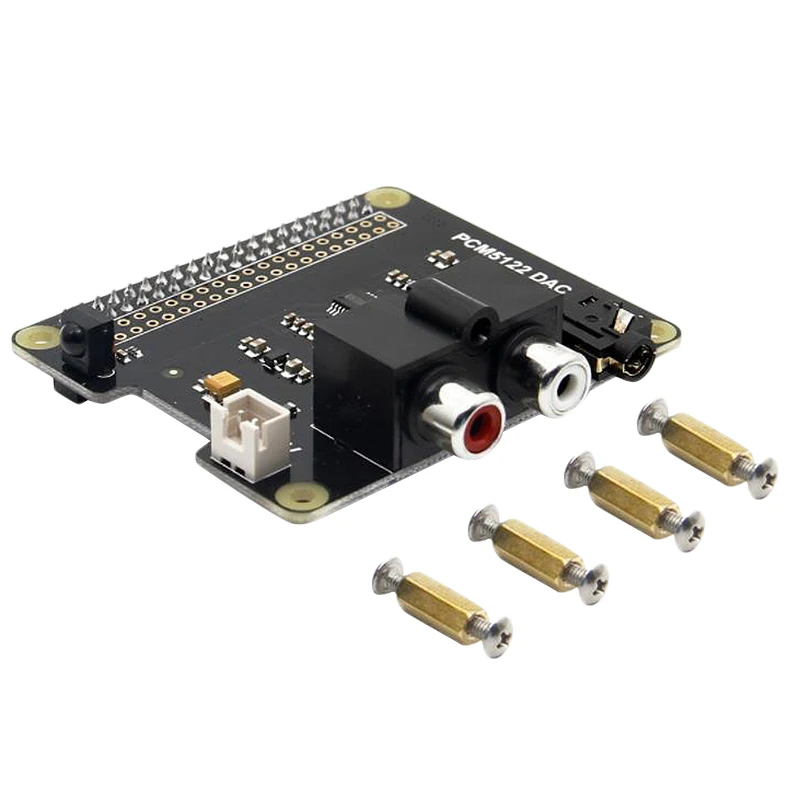 Чип Pcm5122 Ti Hifi Dac Аудио Звуковая карта модуль для Raspberry Pi 3 Model B + Zero W с ИК-приемником 5