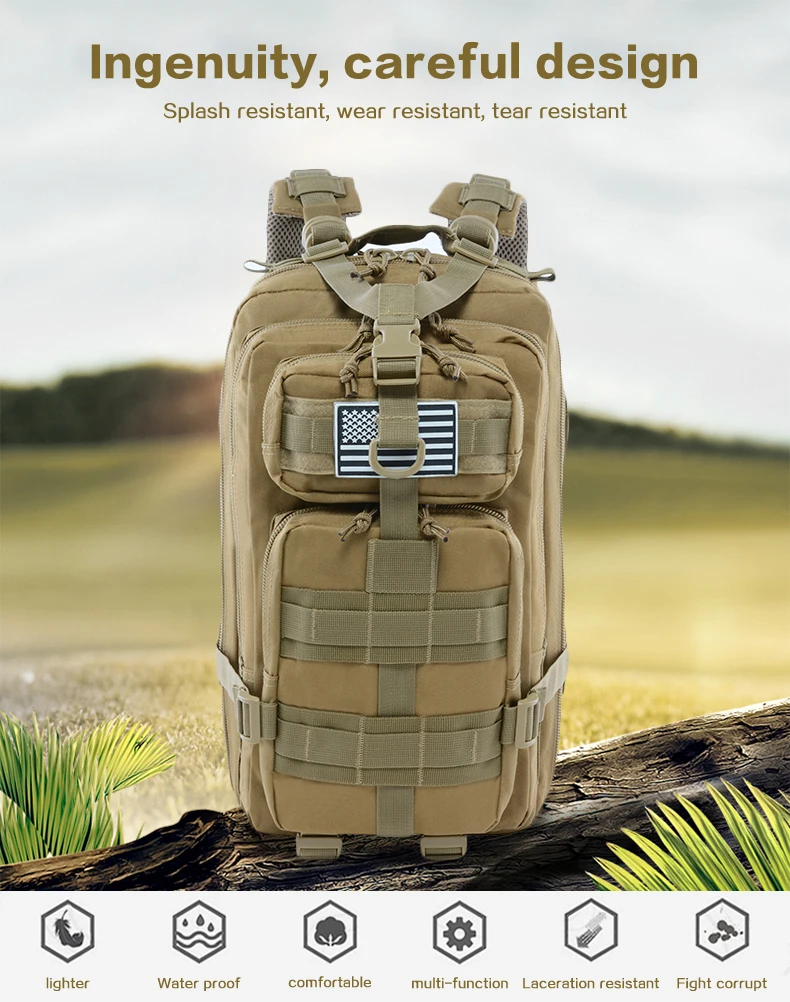 Рюкзак мужской камуфляжный водонепроницаемый |