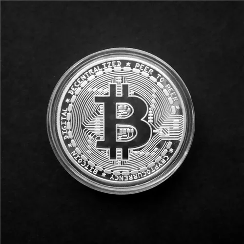 Позолоченные физические биткоины Бит монета BTC с Чехол подарок физический Металл