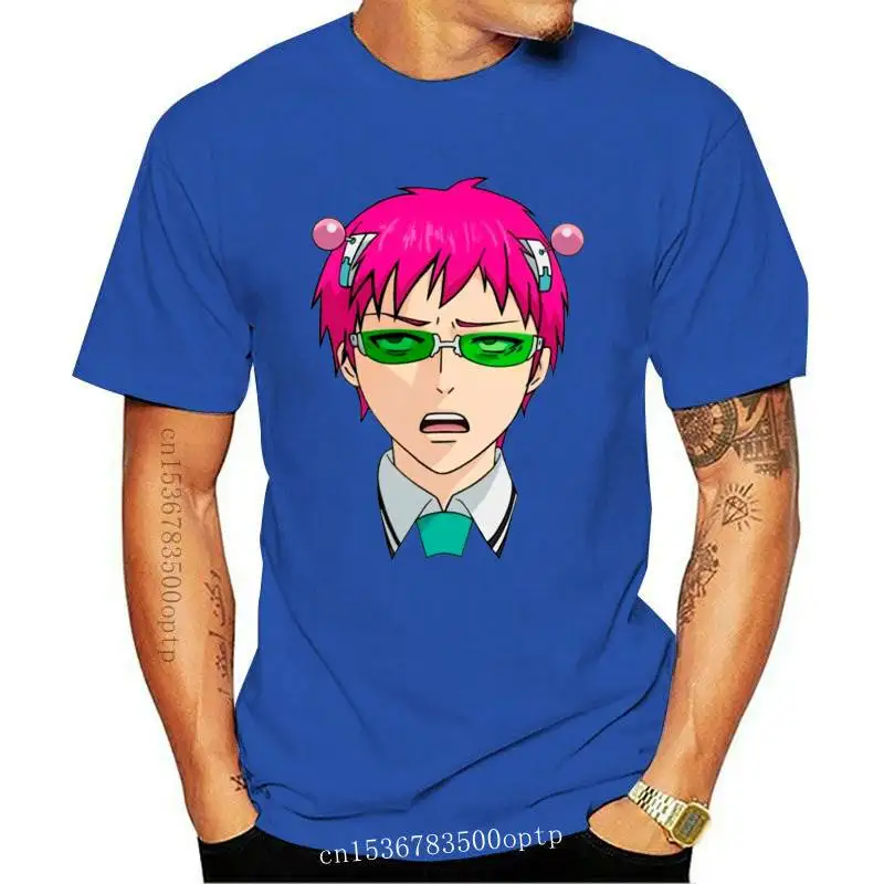 

Хлопковая футболка с аниме «Life Of Saiki»