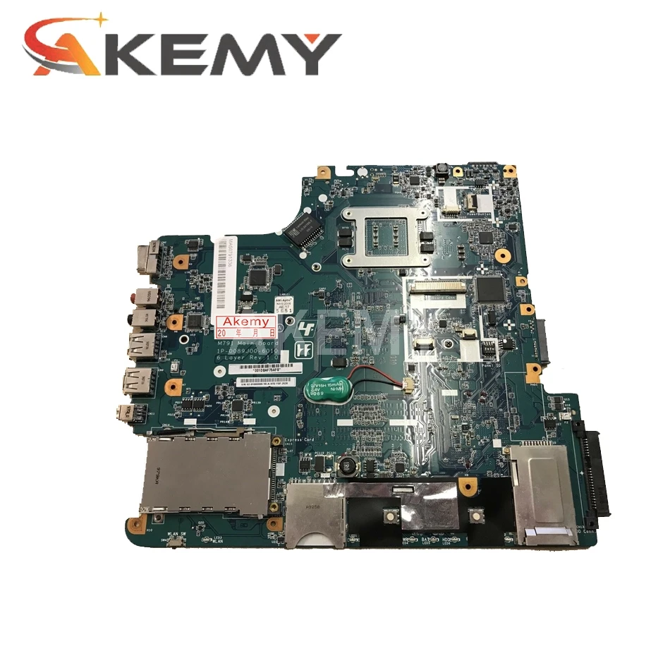 

Akemy For Sony Vaio VGN-NS Series Laptop Motherboard DDR2 A1665247A MBX-202 M790 1P-0087500-6011 Main Board