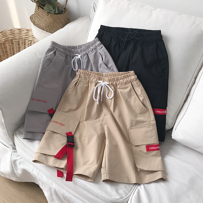 

Men Shorts 2021 New Fashion Solid Beach Shorts Mens Casual Camo Cargo Shorts Military Short Pants Male Bermuda Overalls