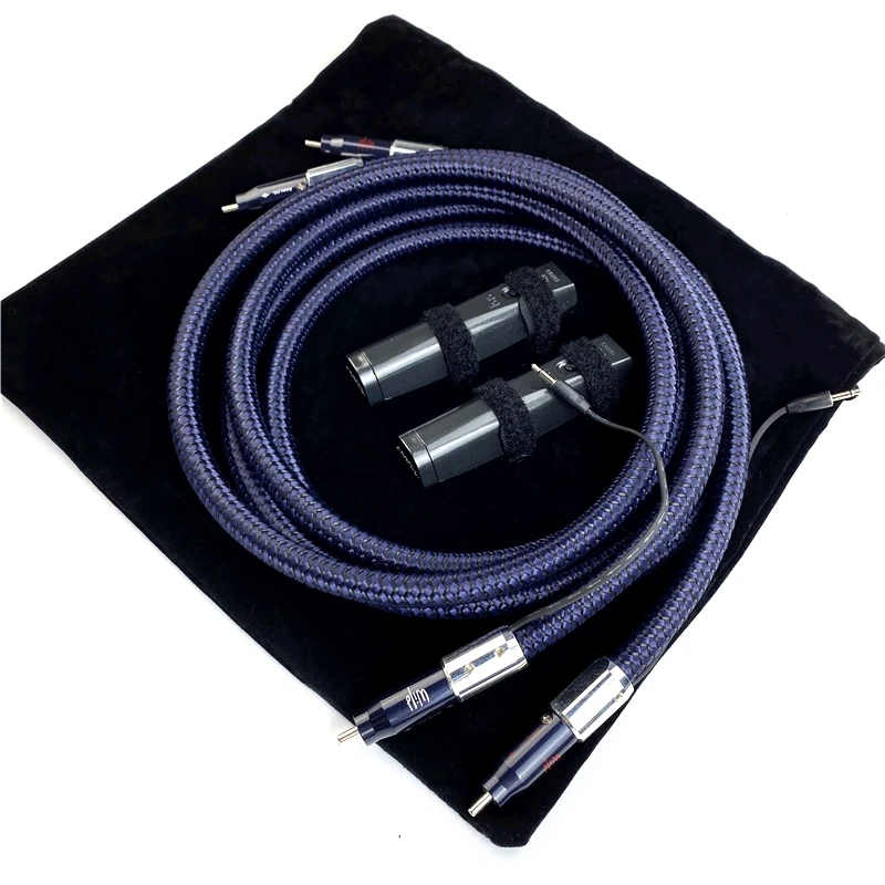 

Audiophile Wild Blue Yonder RCA Cable PSS Silver HiFi Audio Line