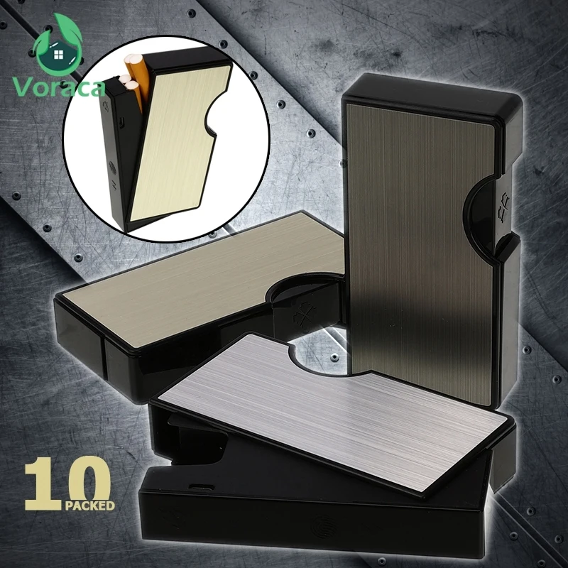 Портсигар из алюминиевого сплава 3 цвета с зарядкой от USB|Аксессуары для сигарет| |