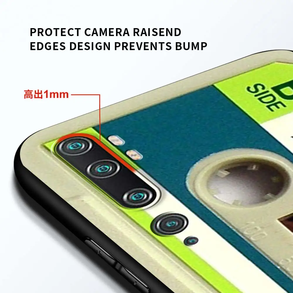 black case for xiaomi mi poco x3 nfc m3 11 10t 9t note 10 pro 10s cc9 8 a2 lite fundas phone covers retro camera games free global shipping