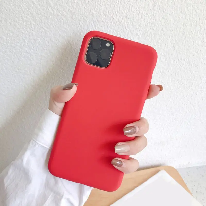 Для IPhone 11/11 Pro/11 Pro Max карамельный цвет милый силиконовый телефон для Iphone11 защитный