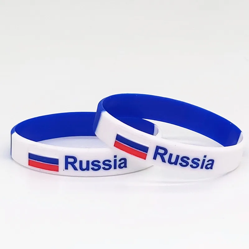 1 шт. флаг России браслет силиконовый мотивационные ремешок на запястье для