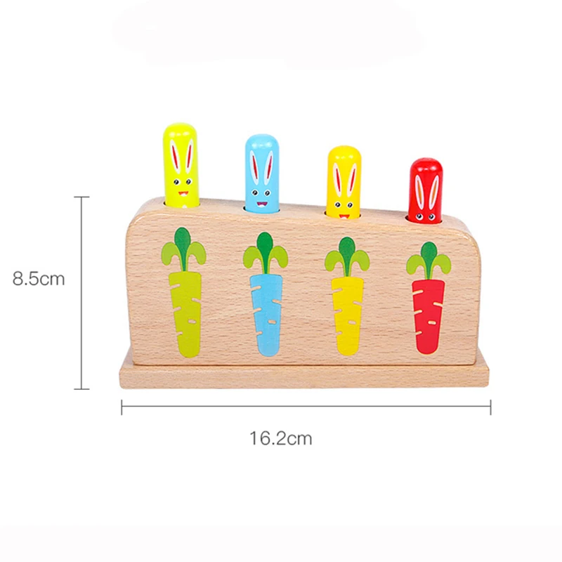 

Baby Building Blocks Toy Bouncing Game Stick Cultivating Thinking Training Wooden Educational Toy Gift
