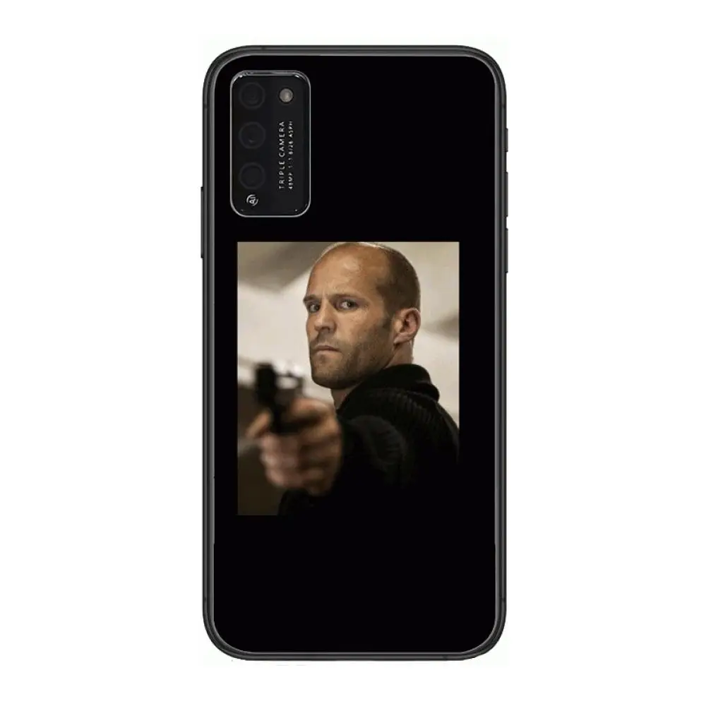 

J-Jason Statham style Clear Phone Case For Huawei Honor 10 20 30 9 X Pro Lite V 5G RU Black Etui Coque Hoesjes Comic Fashion