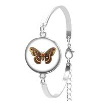 2020 simulation butterfly bracelet glass cabochon cute childrens bracelet men and women jewelry gifts