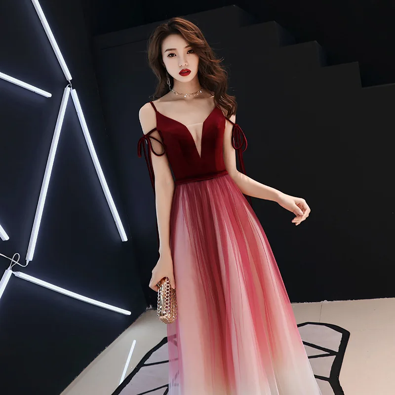 

qipao dress Sexy Dress Gown Women Deep V sling Cheongsam Floor Length Mesh Qipao Oriental Bride Wedding Evening Party dress