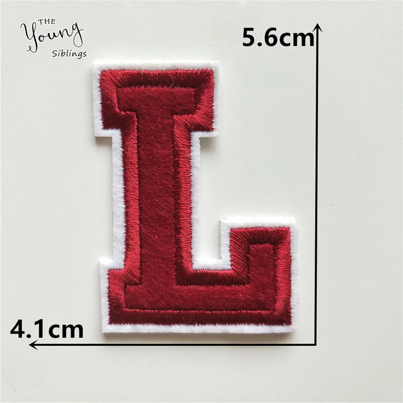 10 шт. в продаже высококачественные Мультяшные красные буквы термоплавкий клей