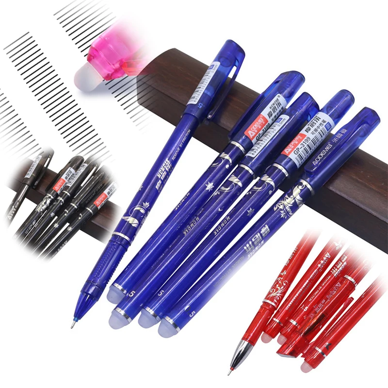 10 шт./лот стираемая ручка с сенсорным экраном гелевая Горячая 0 5 мм синий и