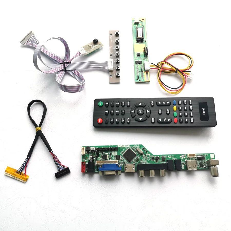 

For LTN150P4-L01/L03 TV Controller Board 1CCFL 30Pin LVDS LCD Display Panel Remote+Inverter+keyboard VGA AV USB DIY Kit