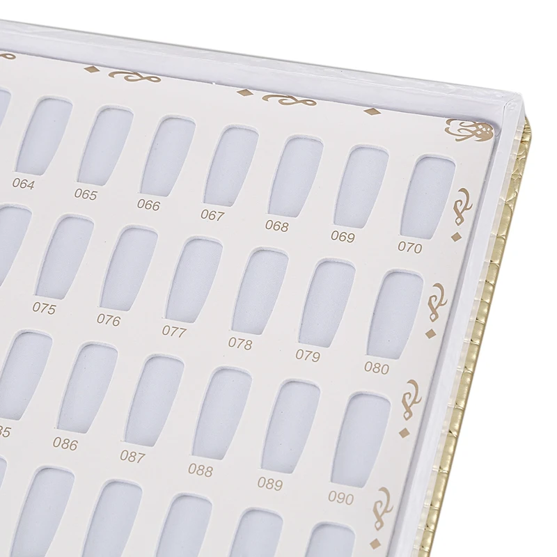 

120 Tips Nail Color Art Display Book Nail Polish Color Chart Color Chart Cute Nail Art Chart for Nail Salon Tool with False Nail