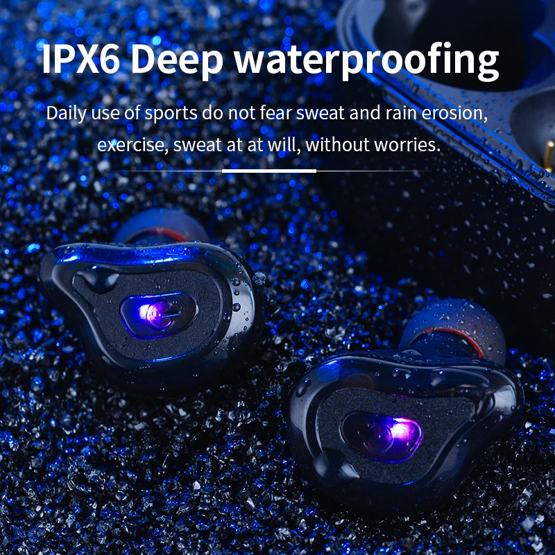 TWS Bluetooth наушники гарнитура 5,0 True беспроводной стерео мини один и двойной вход Водонепроницаемый Анти-потоотделение Спортивная гарнитура
