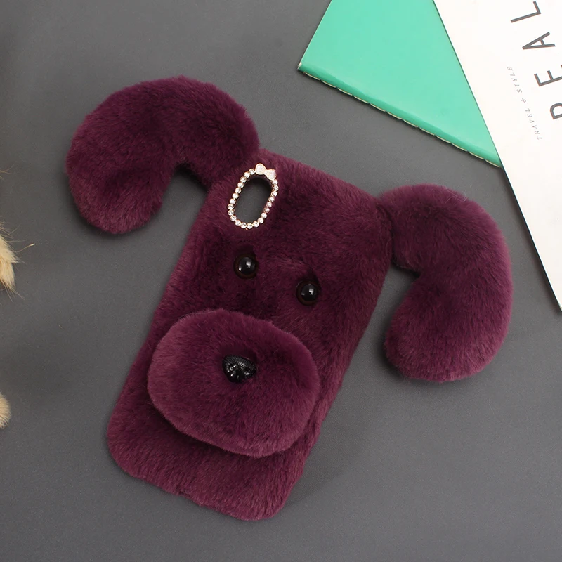 Модный красивый стильный защитный чехол с длинными волосами и рисунком