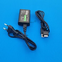 us uk eu plug power supply ac adapter with usb data charging cable cord for sony ps vita psv 1000 home wall charger