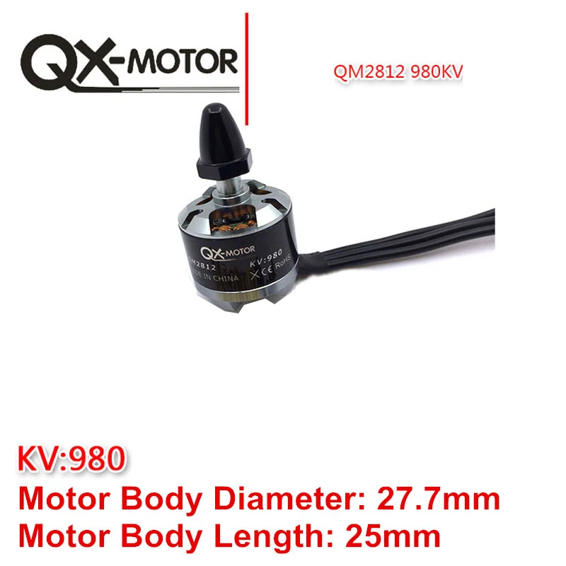 4 шт. QX-Motor CW CCW QM2812(2212) 980KV Бесколлекторный двигатель для F330 F450 F550 X525 Мультикоптер Радиоуправляемый Дрон детали двигателя