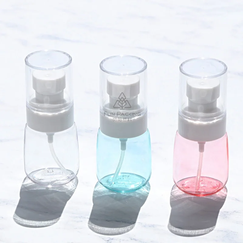 

10/30ML Large Capacity Transparent Travel Container Plastic Travel Refillable Perfume Spray Bottle Empty Refillables