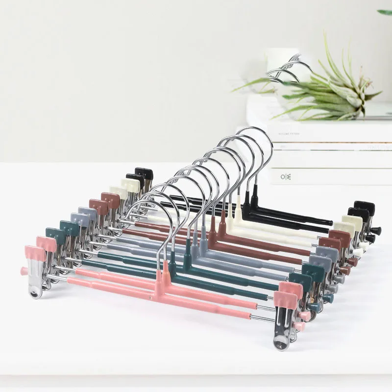 

5pcs New Adjustable Clothes Rack for Pant Skirt Clip Bra Clothespin Underwear Panties Portable Hanger Clothes Organizer