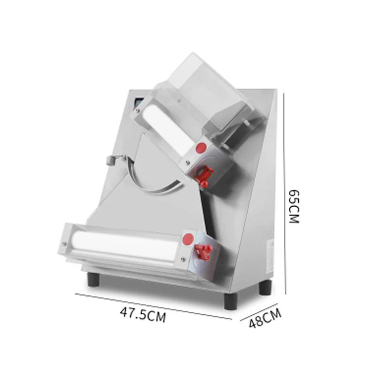 3-12 дюймовая тестовальная машина коммерческая роликовая для пиццы хлебобулочная