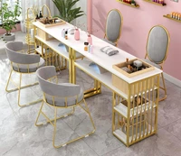 multi functional manicure desk and chair set special price single double people net red table double beauty shop marble manicure